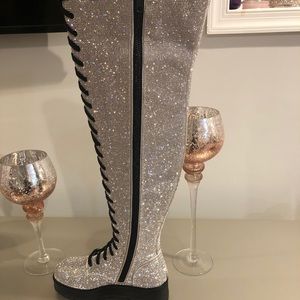 Slightly used “BLING” boots